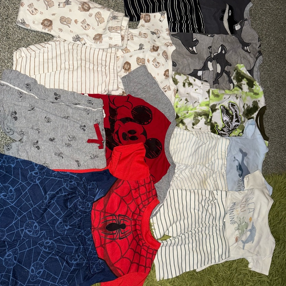 Assorted Pajamas for Spring & Summer.